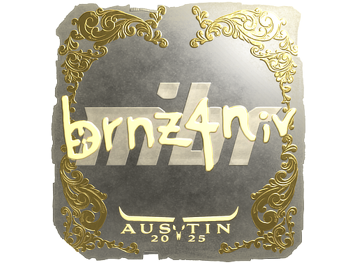 Sticker | brnz4n | Austin 2025 | Gold