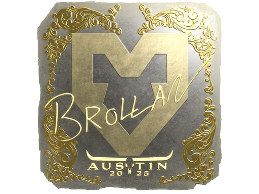 Sticker | Brollan | Austin 2025 | Gold