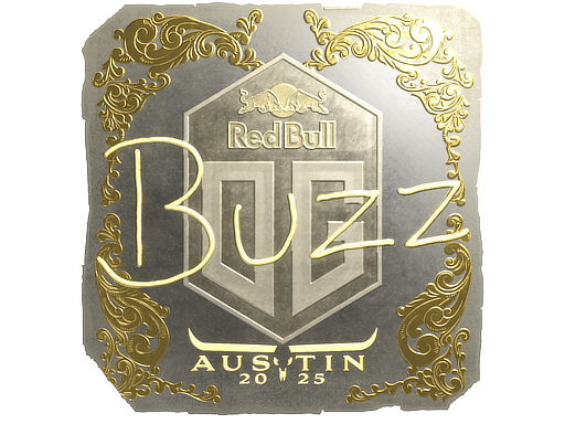 Sticker | Buzz | Austin 2025 | Gold