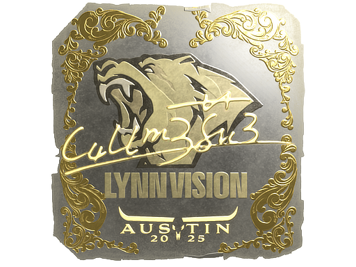 Sticker | C4LLM3SU3 | Austin 2025 | Gold