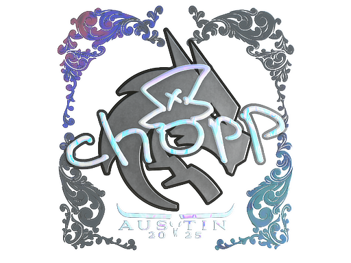 Sticker | chopper | Austin 2025 | Holo