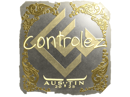 Sticker | controlez | Austin 2025 | Gold