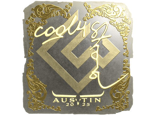 Sticker | cool4st | Austin 2025 | Gold