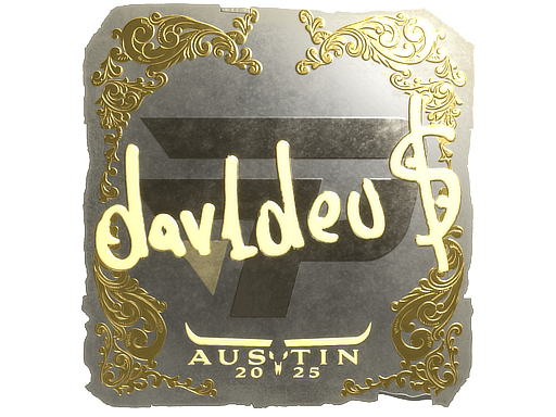 Sticker | dav1deuS | Austin 2025 | Gold