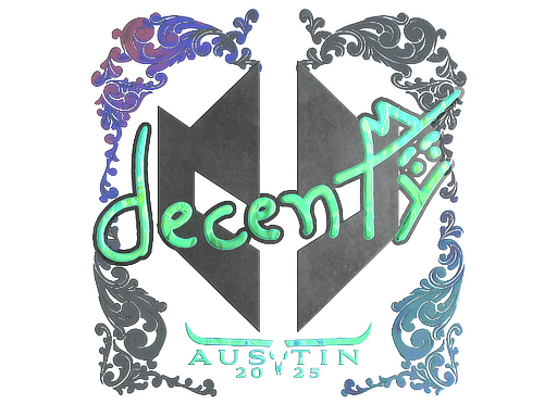 Sticker | decenty | Austin 2025 | Holo