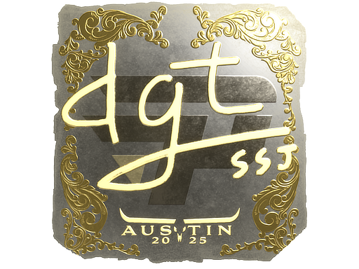 Sticker | dgt | Austin 2025 | Gold