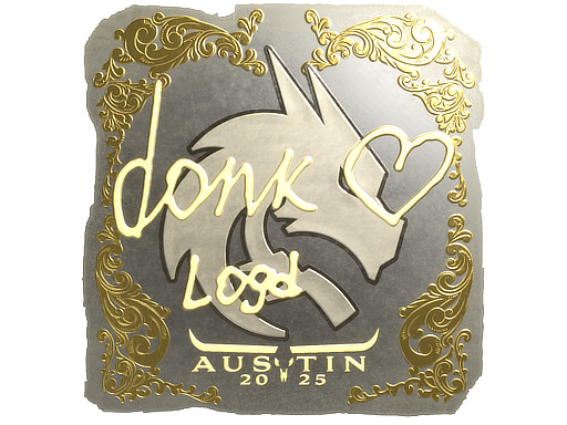 Sticker | donk | Austin 2025 | Gold