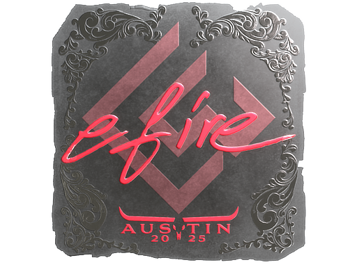 Sticker | efire | Austin 2025 | Foil