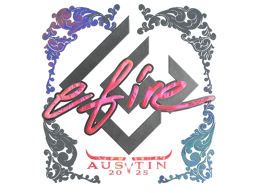 Sticker | efire | Austin 2025 | Holo