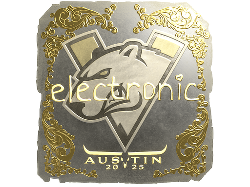 Sticker | electronic | Austin 2025 | Gold
