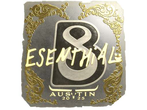 Sticker | esenthial | Austin 2025 | Gold