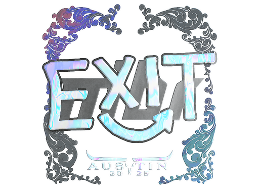 Sticker | exit | Austin 2025 | Holo