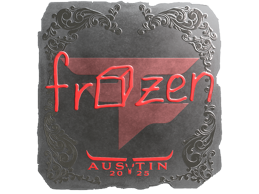 Sticker | frozen | Austin 2025