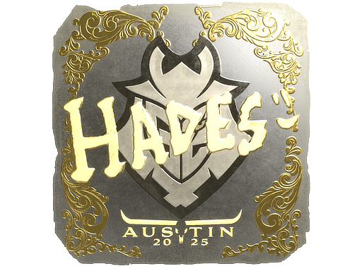 Sticker | hades | Austin 2025 | Gold