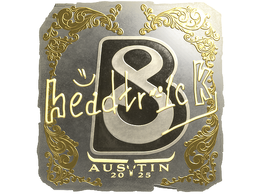 Sticker | headtr1ck | Austin 2025 | Gold