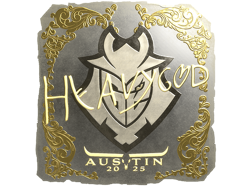 Sticker | Heavygod | Austin 2025 | Gold