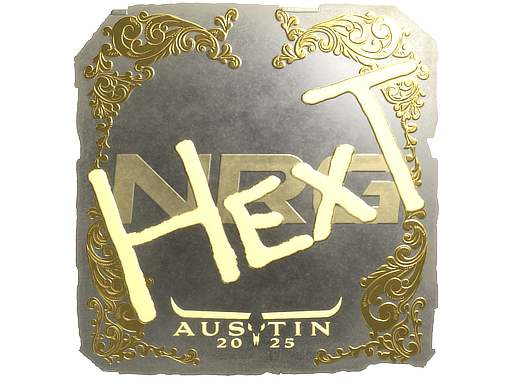 Sticker | HexT | Austin 2025 | Gold