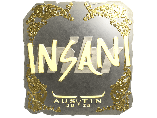 Sticker | insani | Austin 2025 | Gold
