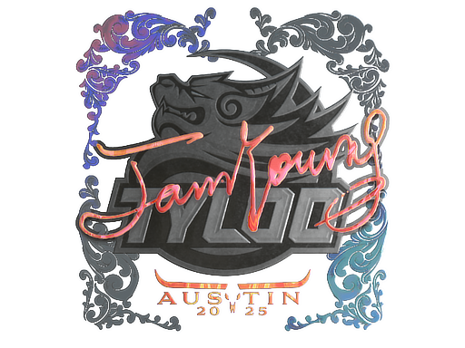Sticker | JamYoung | Austin 2025 | Holo