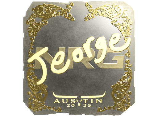 Sticker | jeorge | Austin 2025 | Gold