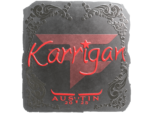 Sticker | karrigan | Austin 2025