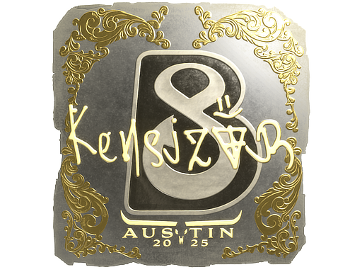 Sticker | kensizor | Austin 2025 | Gold
