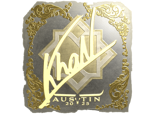 Sticker | khaN | Austin 2025 | Gold
