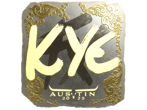 Sticker | kye | Austin 2025 | Gold