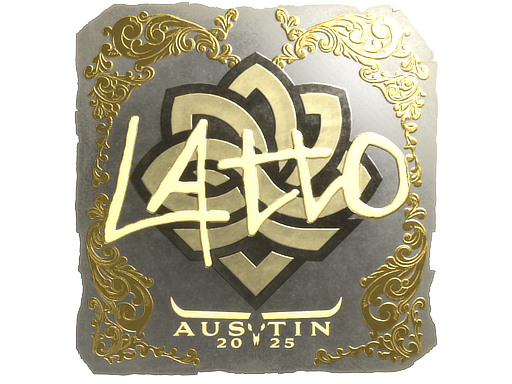 Sticker | latto | Austin 2025 | Gold