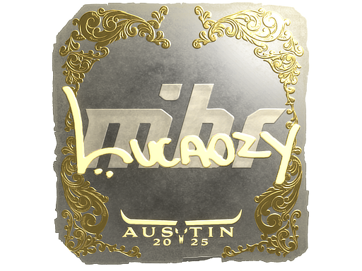 Sticker | Lucaozy | Austin 2025 | Gold