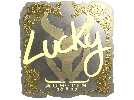 Sticker | Lucky | Austin 2025 | Gold