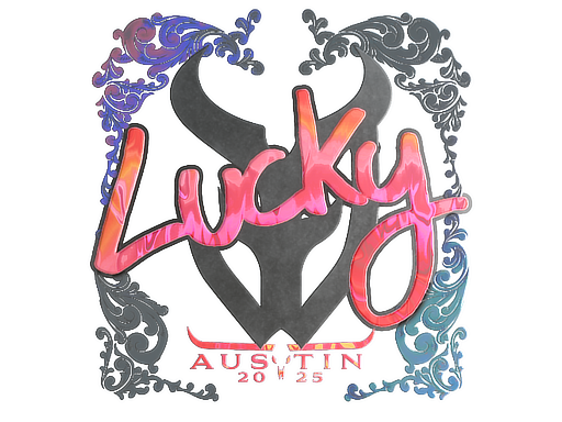 Sticker | Lucky | Austin 2025 | Holo