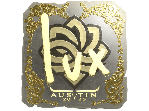 Sticker | lux | Austin 2025 | Gold