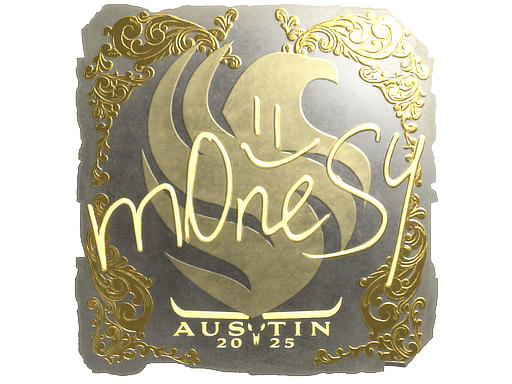 Sticker | m0NESY | Austin 2025 | Gold