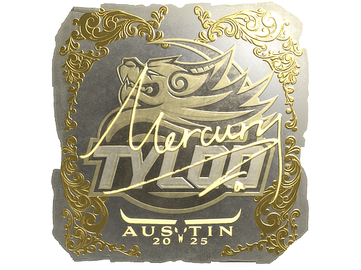 Sticker | Mercury | Austin 2025 | Gold