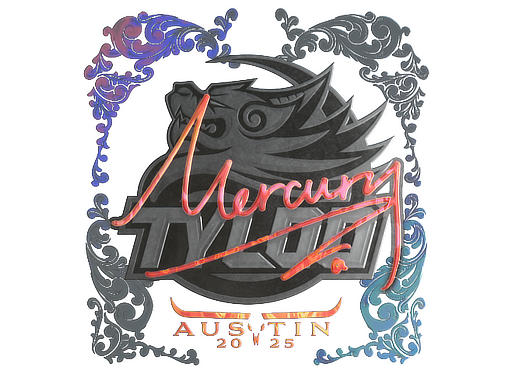 Sticker | Mercury | Austin 2025 | Holo