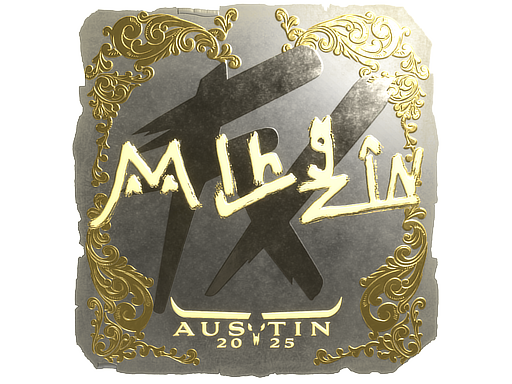 Sticker | mlhzin | Austin 2025 | Gold