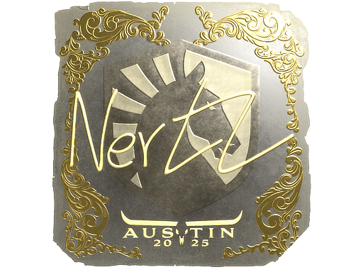 Sticker | NertZ | Austin 2025 | Gold