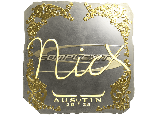 Sticker | nicx | Austin 2025 | Gold