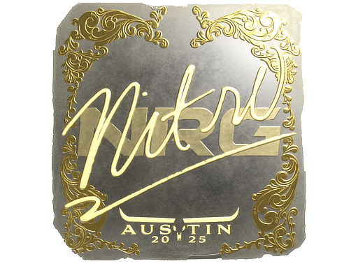 Sticker | nitr0 | Austin 2025 | Gold