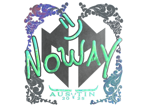 Sticker | noway | Austin 2025 | Holo
