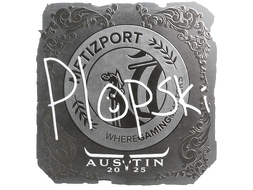 Sticker | Plopski | Austin 2025 | Foil