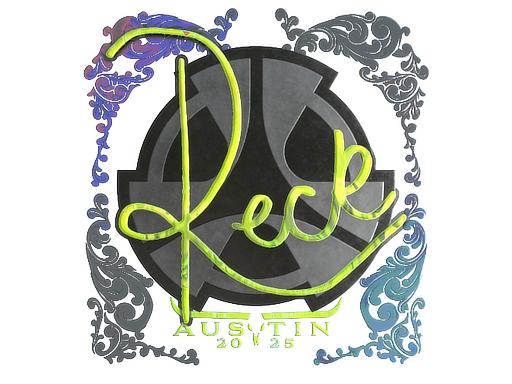 Sticker | reck | Austin 2025 | Holo