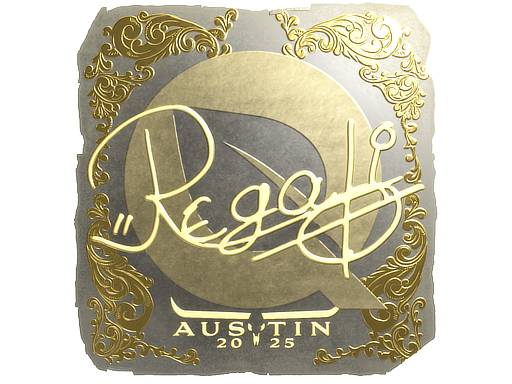Sticker | regali | Austin 2025 | Gold