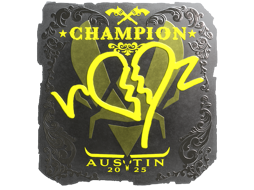 Sticker | ropz | Austin 2025 | Foil, Champion