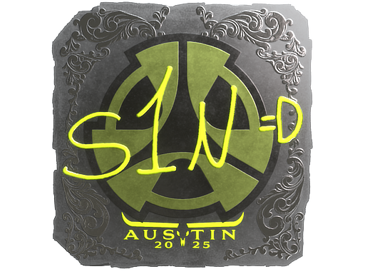 Sticker | s1n | Austin 2025 | Foil
