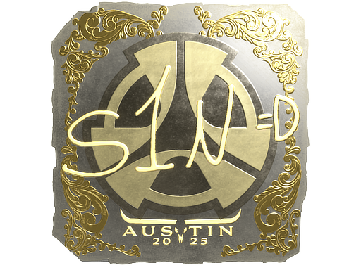 Sticker | s1n | Austin 2025 | Gold