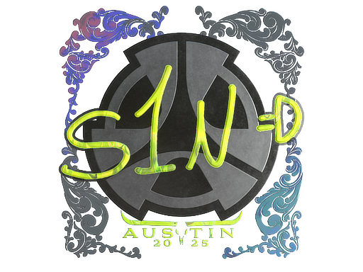 Sticker | s1n | Austin 2025 | Holo