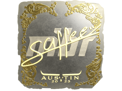 Sticker | saffee | Austin 2025 | Gold