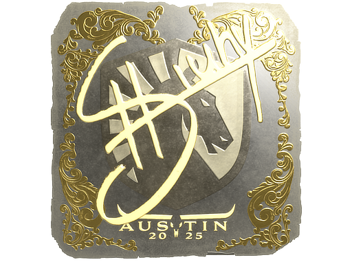 Sticker | siuhy | Austin 2025 | Gold